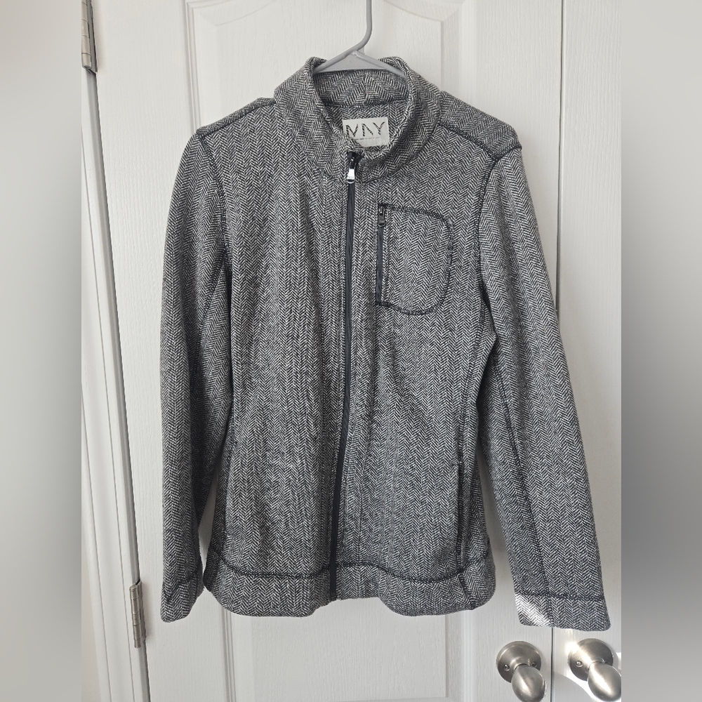 Marc New York Performace Gray Zip-Up Jacket Sz Medium